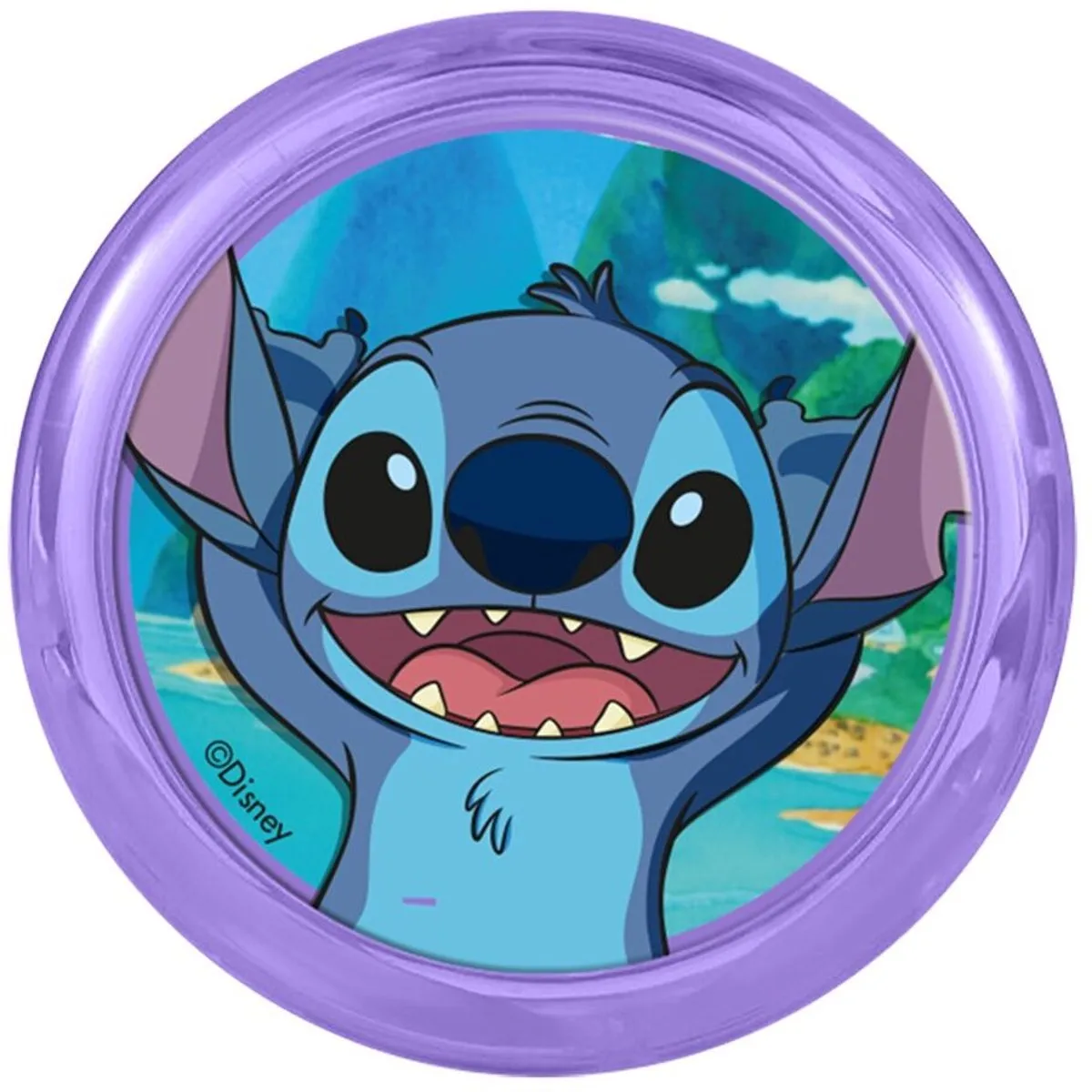 Disney Stitch Lichtgevende Yoyo 13x9cm - Paars/ Groen