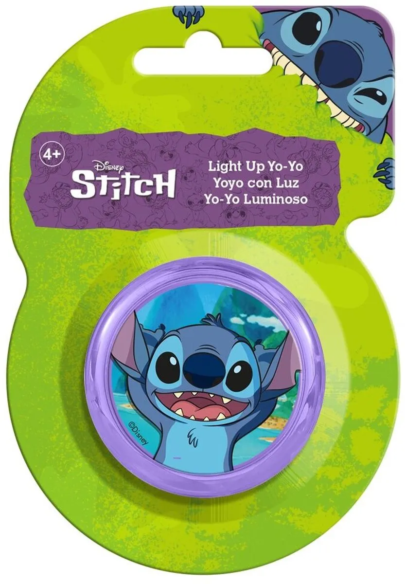 Disney Stitch Lichtgevende Yoyo 13x9cm