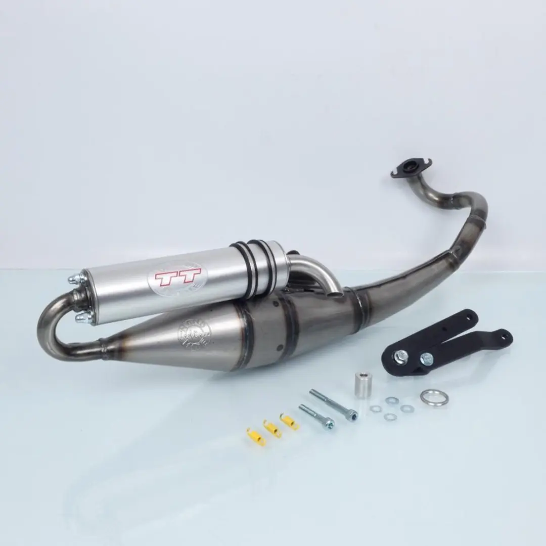Pot d échappement Leovince pour Scooter Peugeot 50 Jet C-Tech 2007 à 2017 Hand