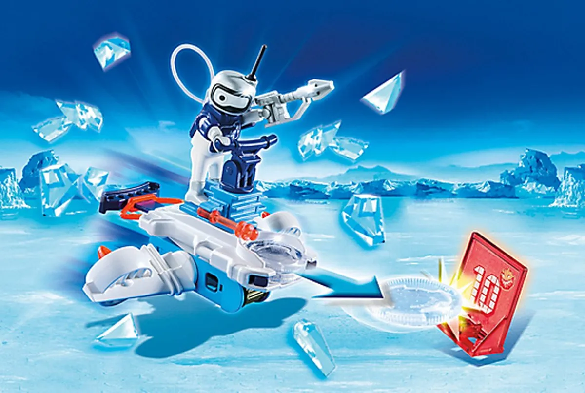 Playmobil Icebot Disc-Shooter 6833 - Blauw