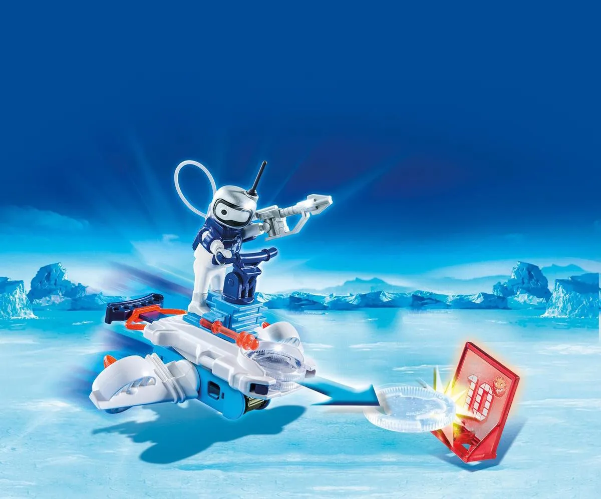 Playmobil Icebot Disc-Shooter 6833 - Blauw
