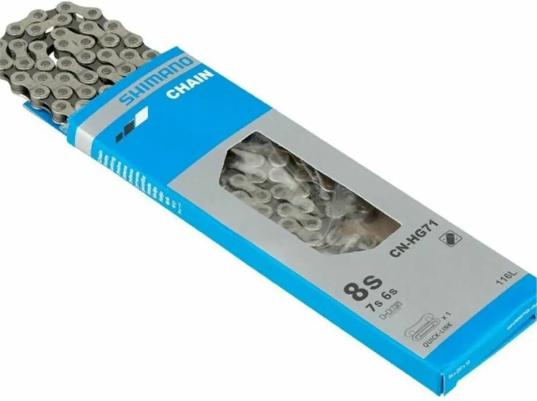Shimano CN-HG71 Fietsketting 116 Schakels - 8-speed - Zilver - afbeelding 6 van 6