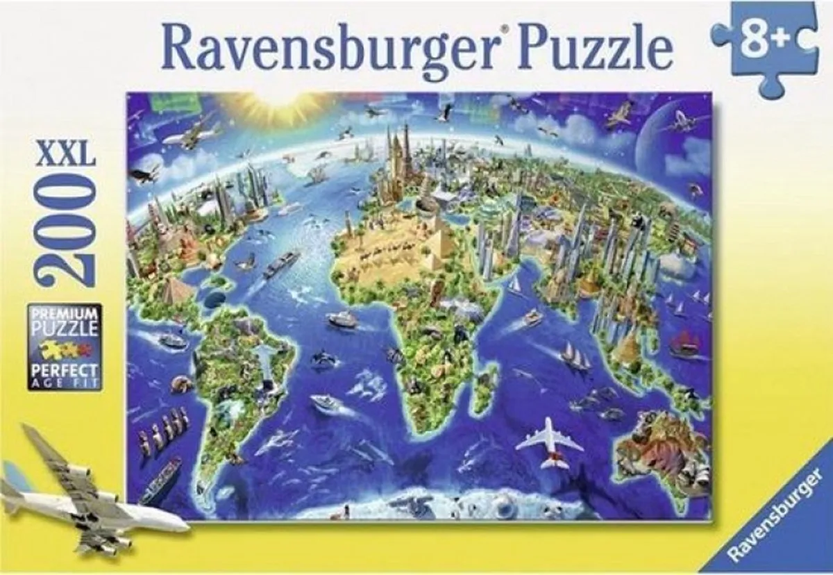 Ravensburger De Wereld in Symbolen Puzzel 200 Stuks