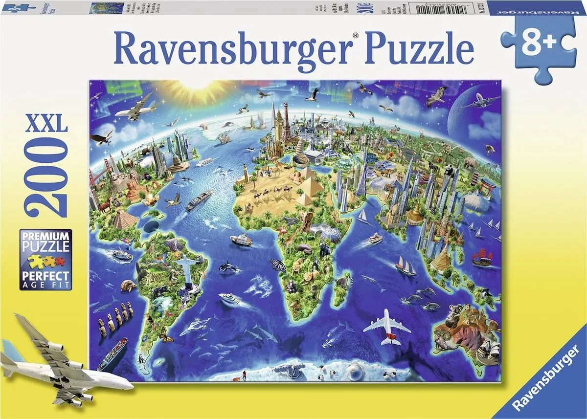 Ravensburger De Wereld in Symbolen Puzzel 200 Stuks