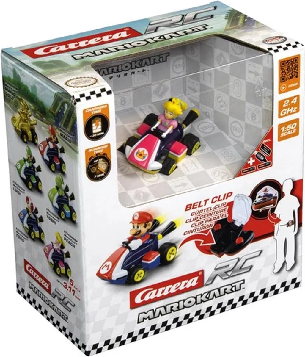 Carrera RC Mario Kart Mini RC Peach Auto 2,4GHz CAR370430006P