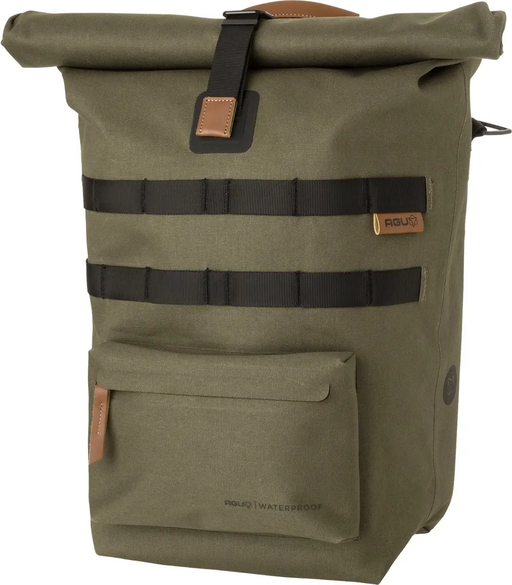AGU Convoy Enkele Fietstas 17L - Army Green - Met Laptopvak