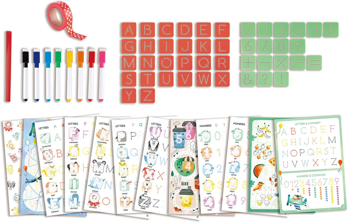 Hape ABC en Cijfers Stencils