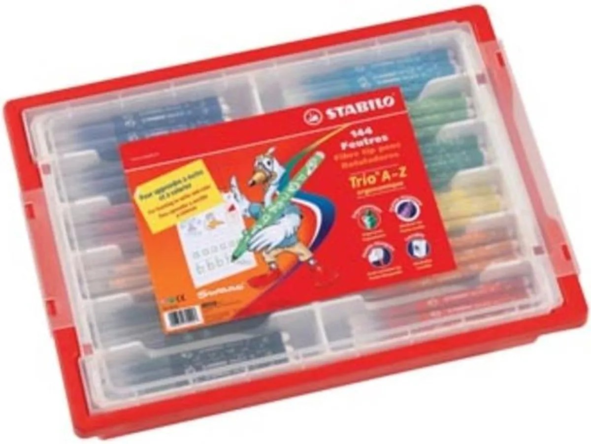 STABILO Trio A-Z Viltstiften - 144 Stuks (4x36)