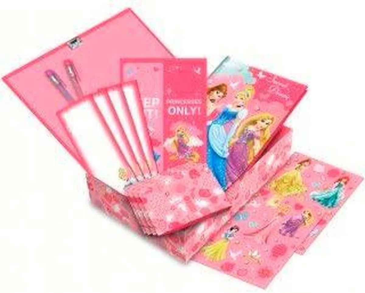 Disney Princess Geheim Dagboek - Roze - 6 Stuks