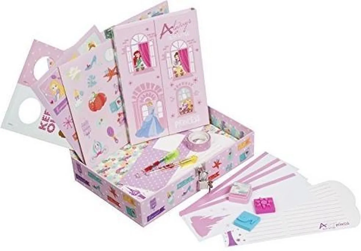 Disney Princess Geheim Dagboek - Roze - 6 Stuks