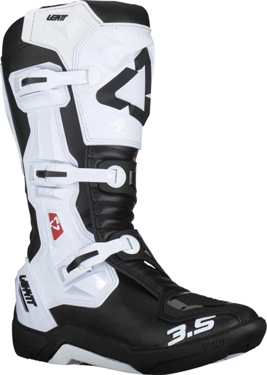 Leatt 3.5 Crosslaarzen 43 - Zwart/Wit - afbeelding 5 van 6