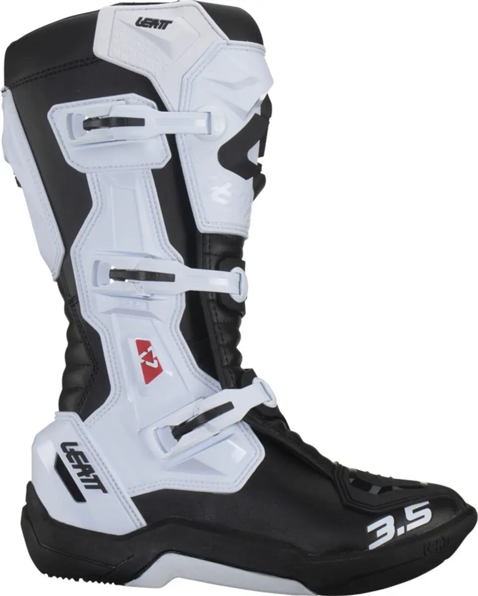 Leatt 3.5 Crosslaarzen 43 - Zwart/Wit - afbeelding 4 van 6