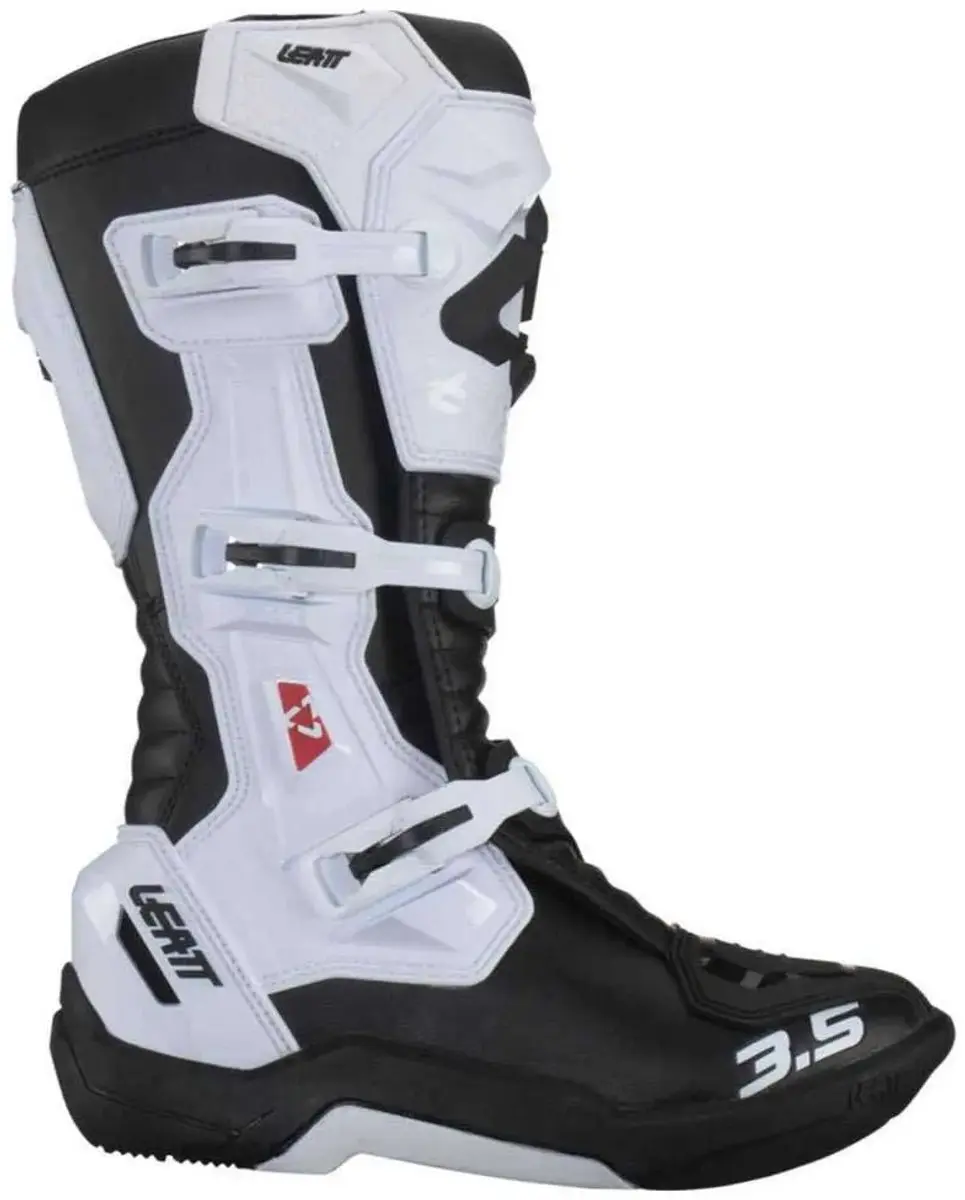 Leatt 3.5 Crosslaarzen 43 - Zwart/Wit - afbeelding 3 van 6