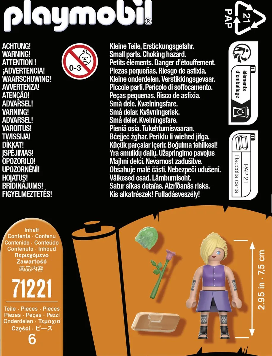 Playmobil Naruto Ino 71221 - afbeelding 6 van 6