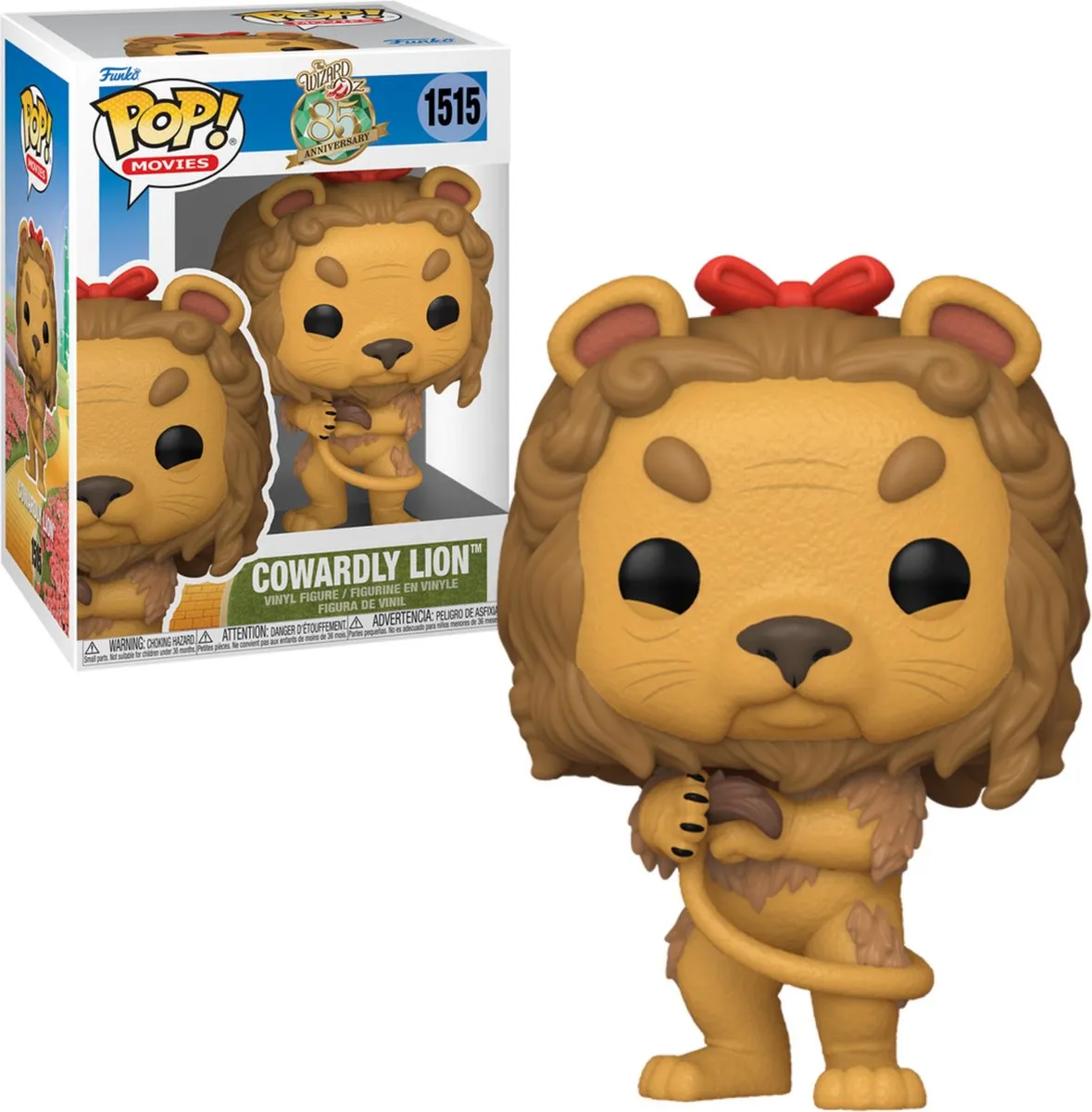 Funko Pop! The Wizard of Oz Cowardly Lion 75973 - Vinyl Figuur - Multicolor - afbeelding 6 van 6