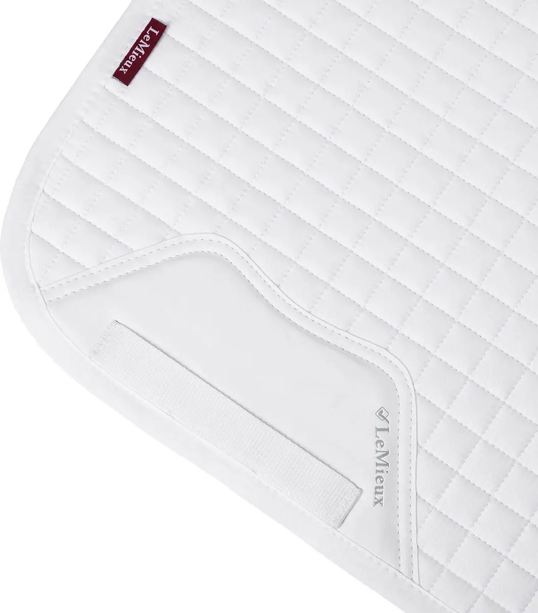 Lemieux Square Cotton Zadeldek Full - Wit