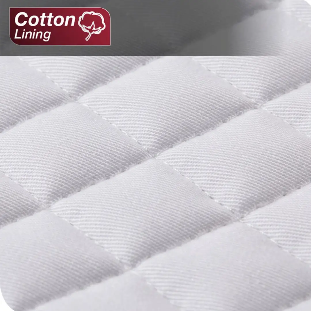 Lemieux Square Cotton Zadeldek Full - Wit