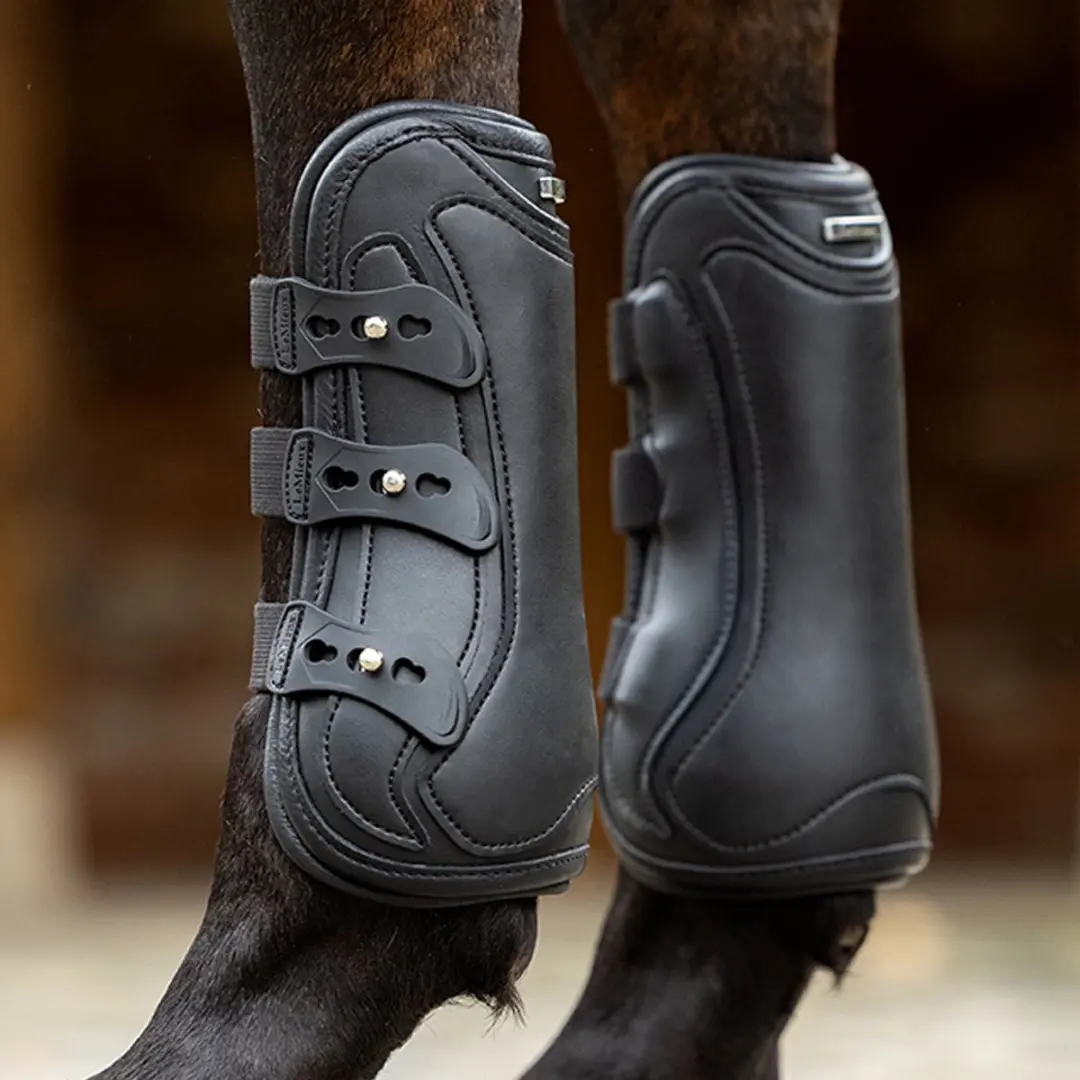 Lemieux Capella 3 Strap Peesbeschermers - L - Zwart
