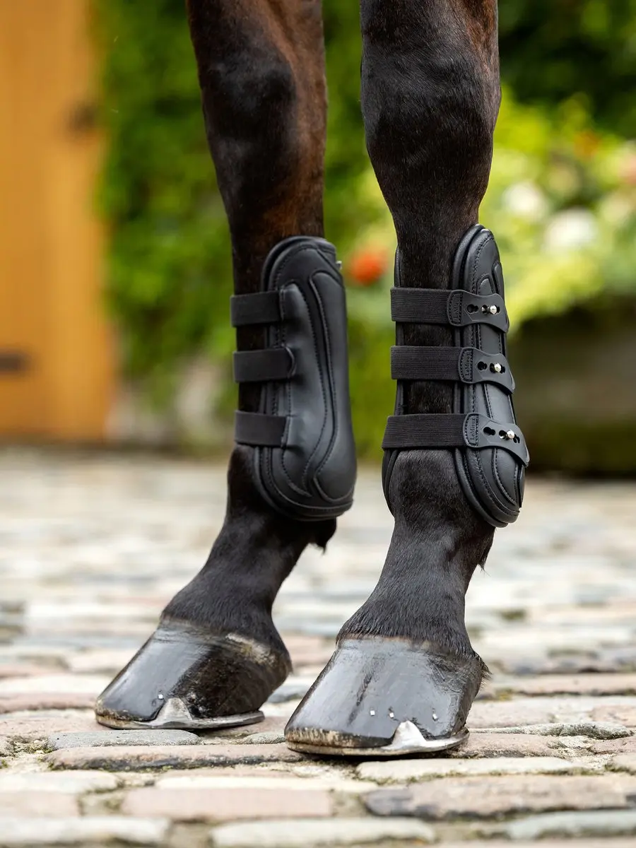 Lemieux Capella 3 Strap Peesbeschermers - L - Zwart