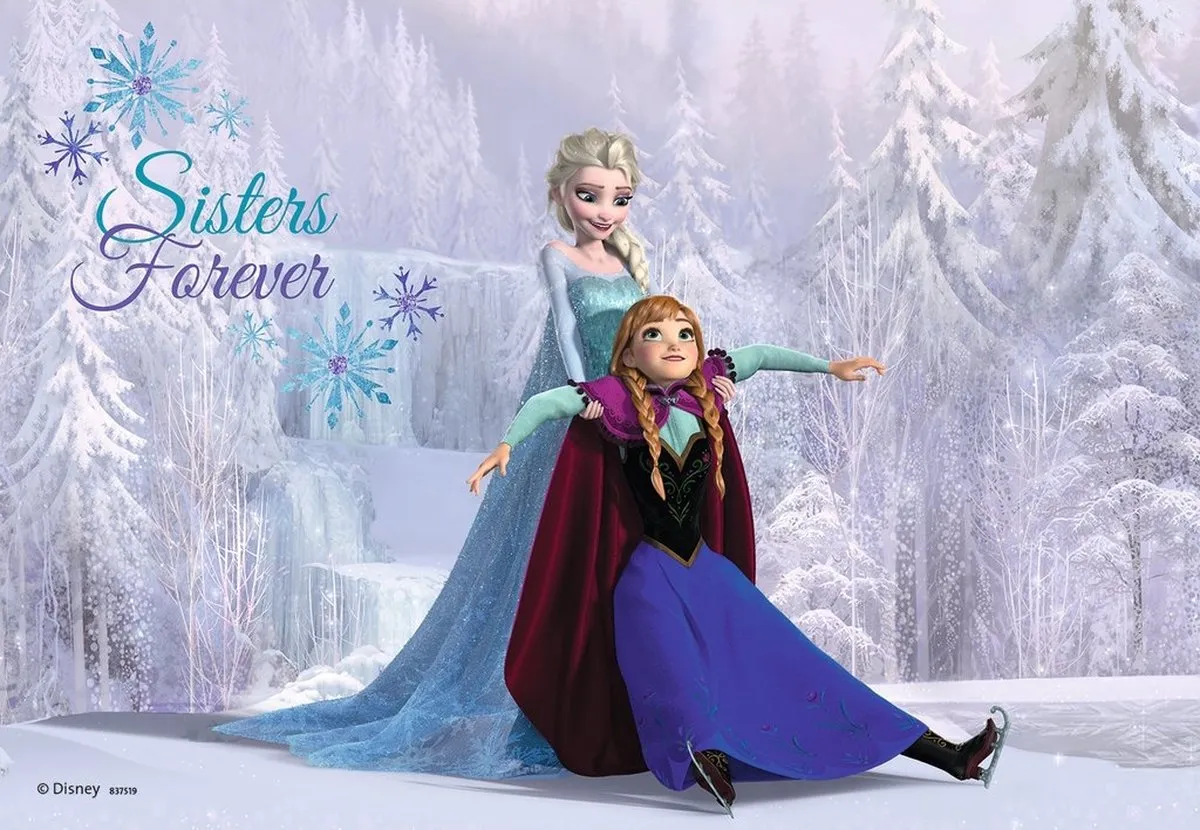 Ravensburger Disney Frozen Zussen voor altijd Puzzel - 48 Stuks (2x24) - Multicolor