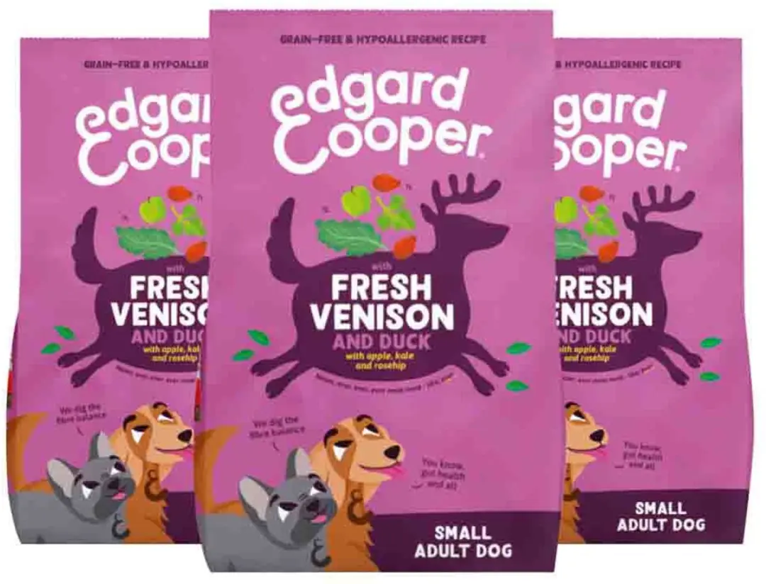 Edgard & Cooper Hondenvoer Droog Adult Small Hert & Eend