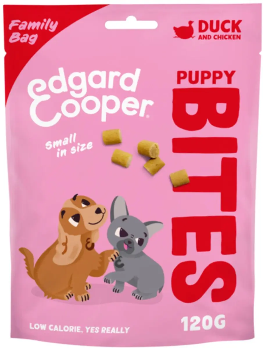 Edgard & Cooper Puppy Bite S Eend & Kip 120g
