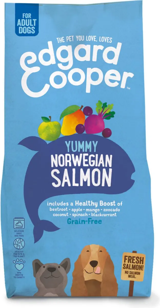 Edgard Cooper 2x Graanvrij Hondenvoer Droog, (Kip 7kg), Natuurlijke Brokken Droo