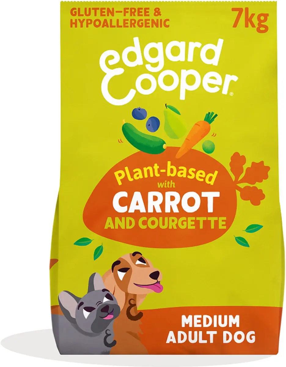 Edgard & Cooper Adult Hondenbrokken Medium Wortel & Courgette 7kg