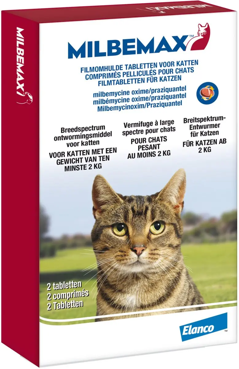 Milbemax Kat Anti-wormmiddel 2 tabletten