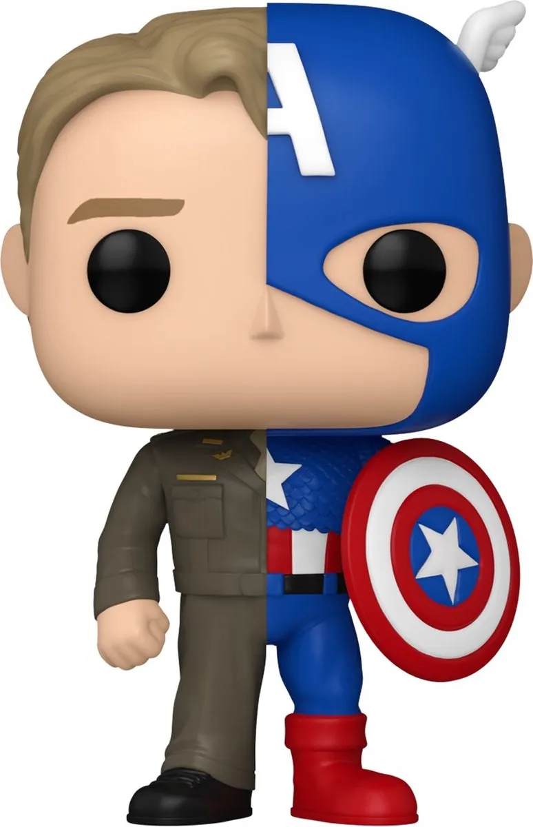 Funko Pop Captain America Steve Rogers - Split Figuur - 1431