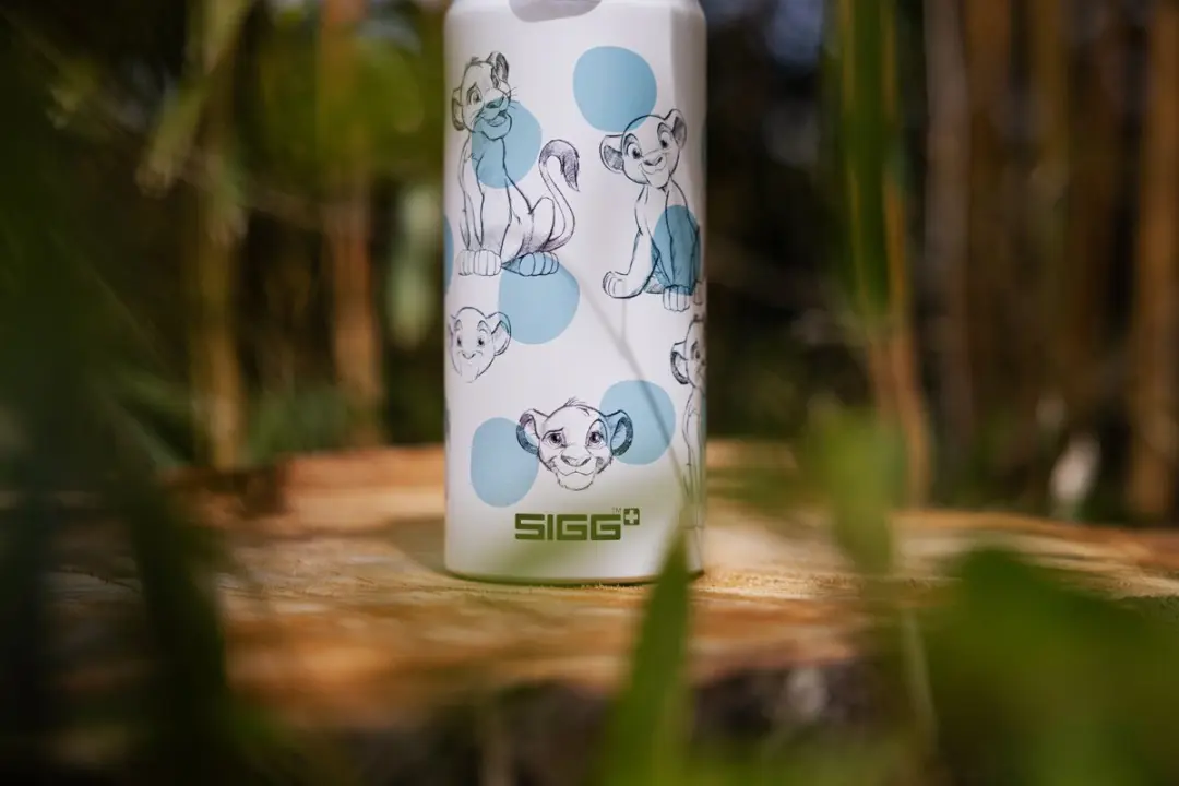 Sigg Drinkfles Simba & Nala 0,6L - Aluminium - Wit - afbeelding 5 van 6