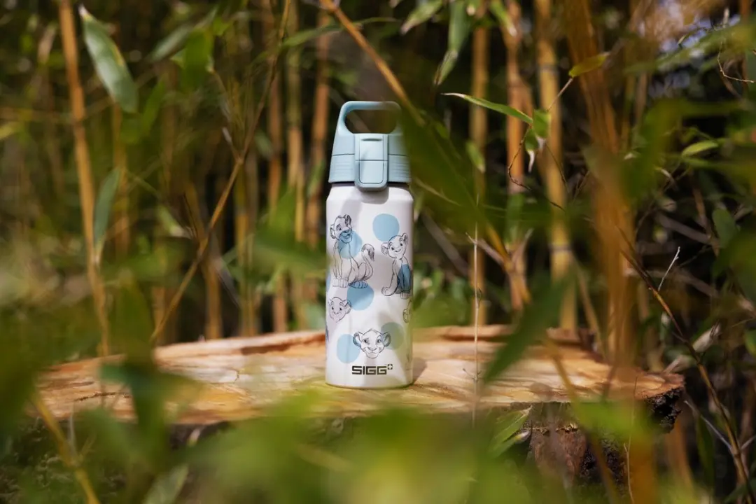 Sigg Drinkfles Simba & Nala 0,6L - Aluminium - Wit - afbeelding 6 van 6