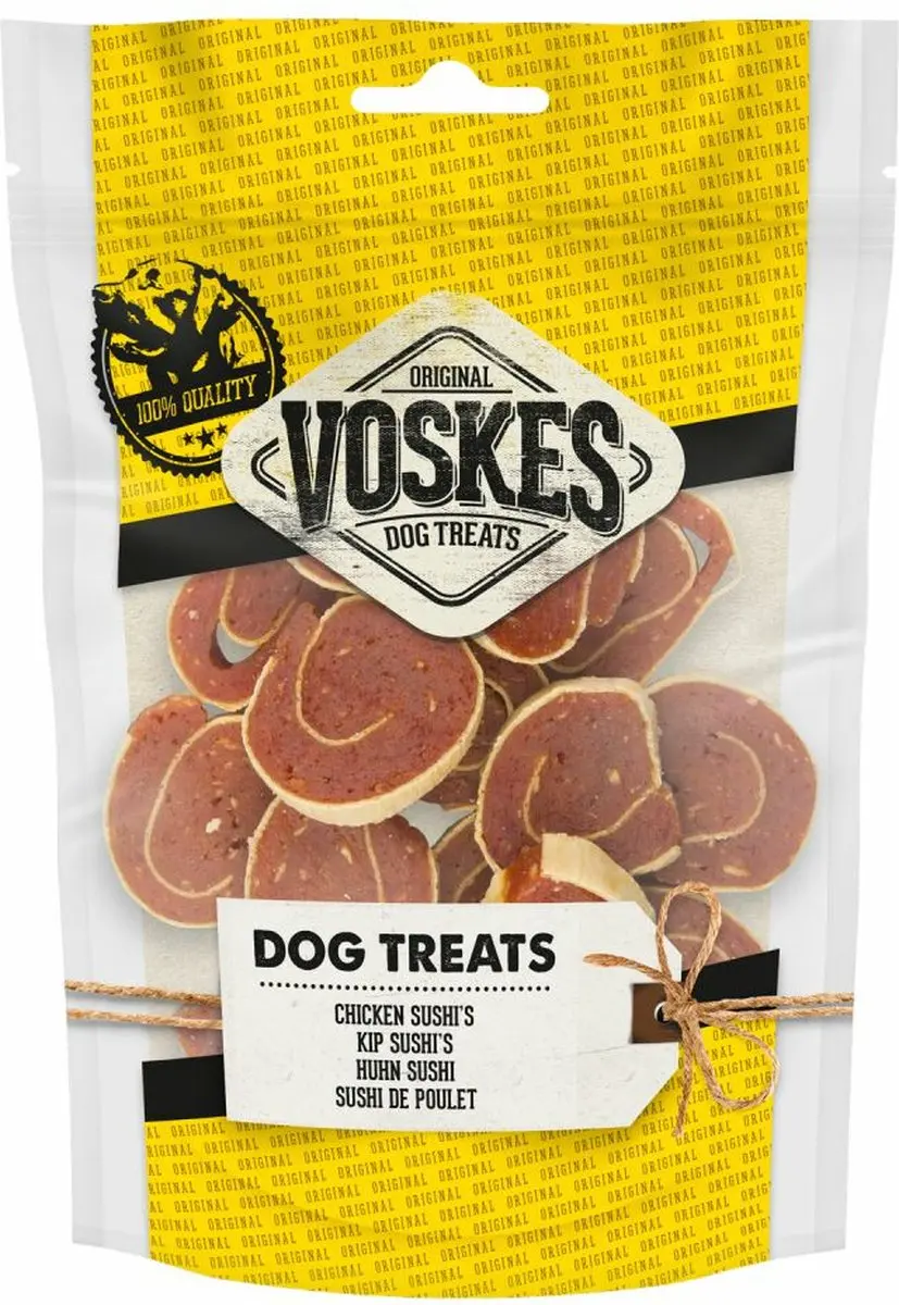 Voskes Hondensnack Kip Sushi - 10x100g