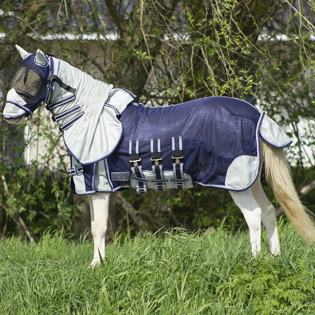 QHP Vliegendeken Falabella Blauw - 100 - afbeelding 2 van 6