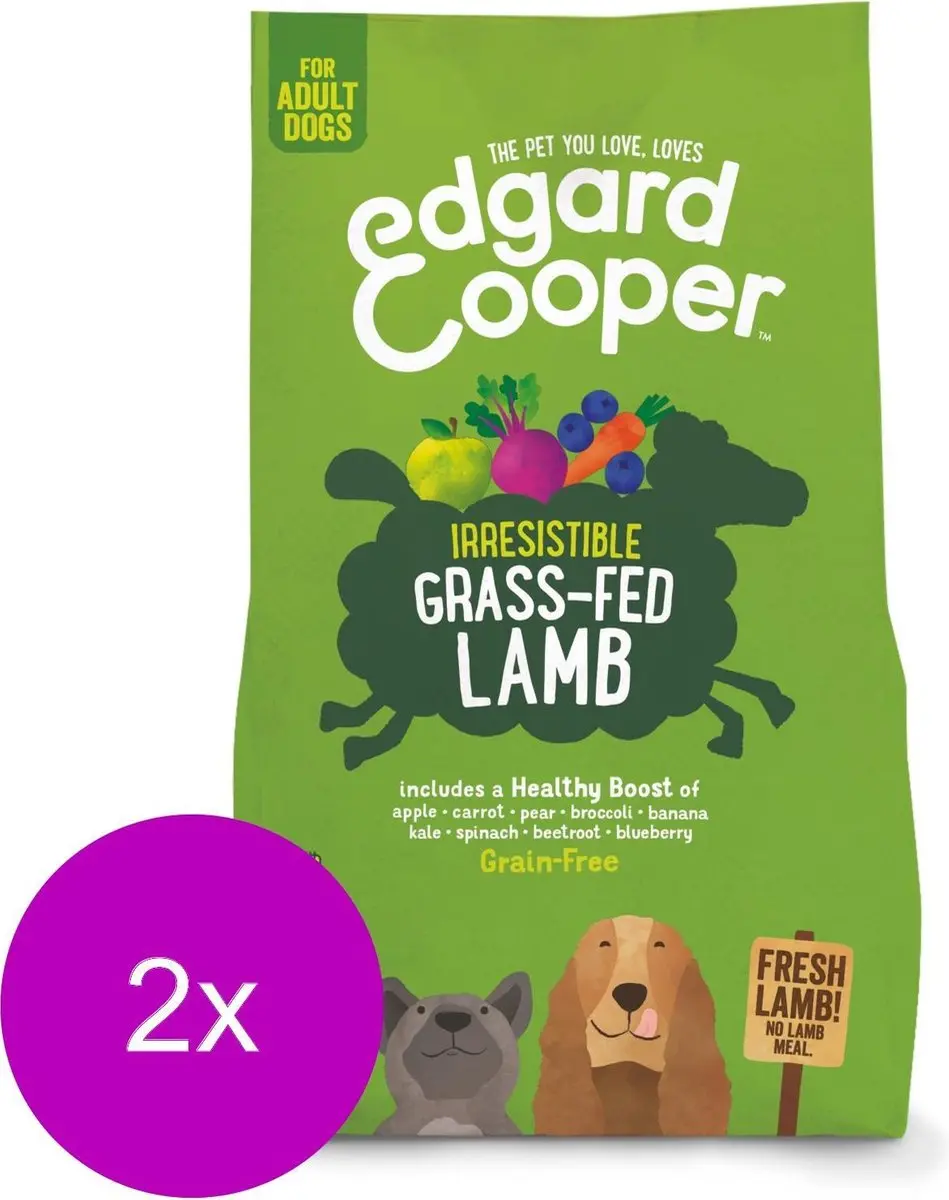 Edgard & Cooper Irresistible Grass-Fed Lamb Adult Lam&Appel&Wortel