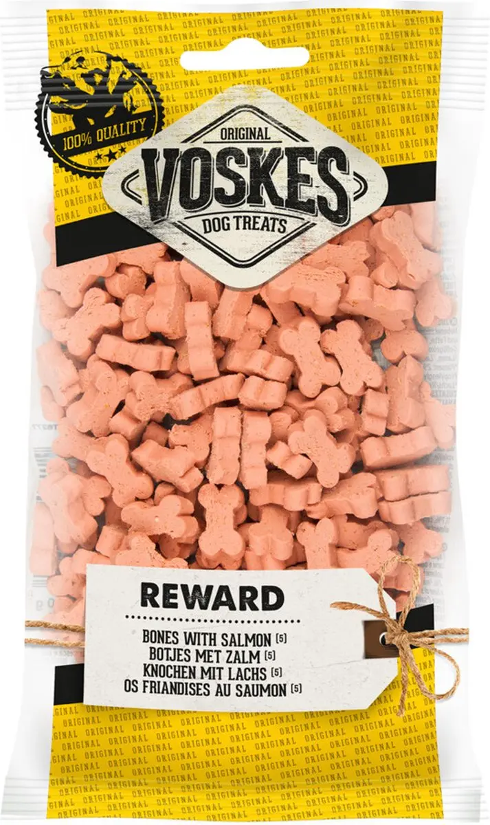 Voskes Hondensnacks Training Zalm 200g - 14 Stuks
