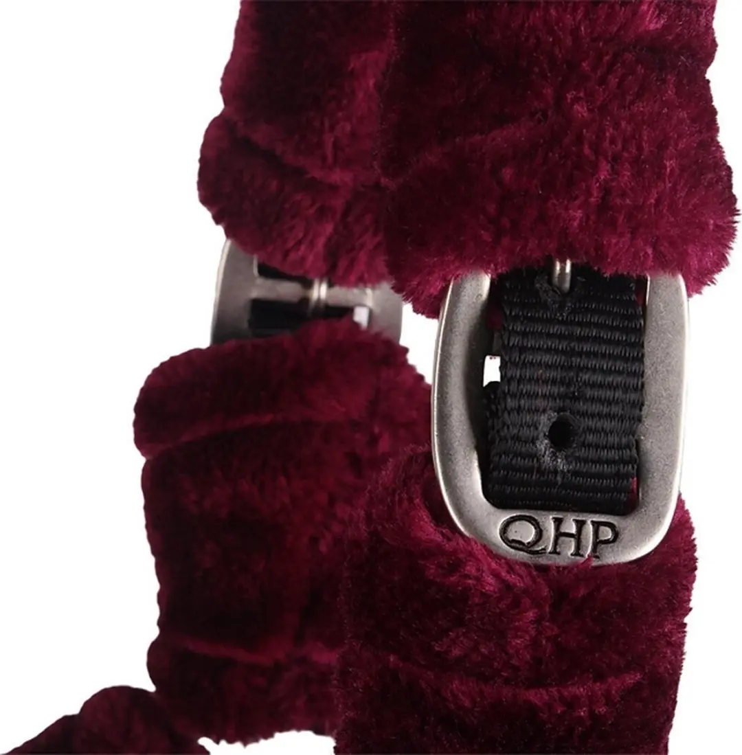 QHP Halster Alaska Donkerrood-zwart - Full