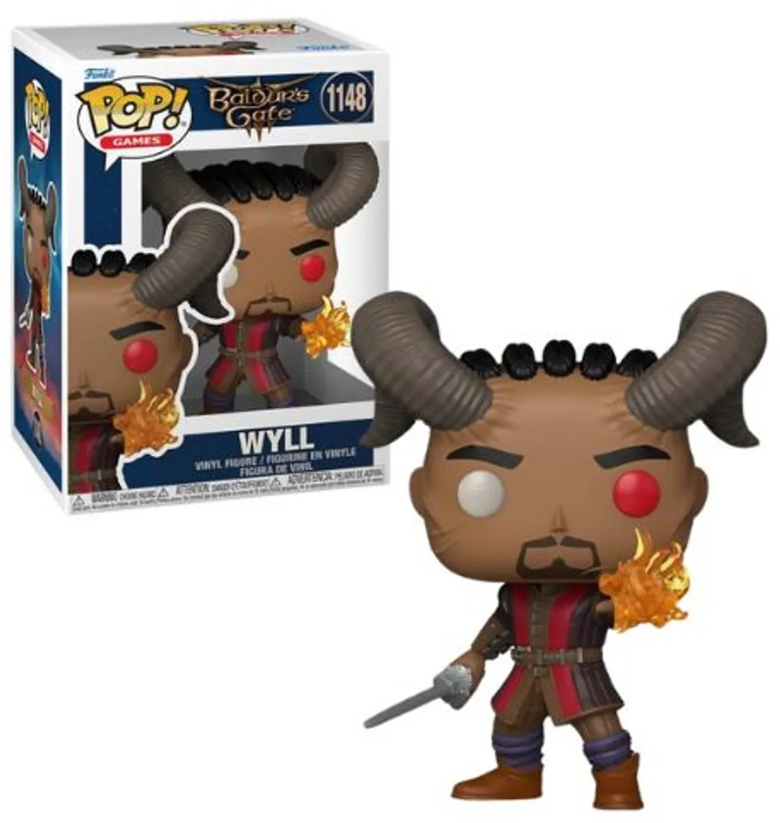 Funko Pop! Baldur's Gate 3 Wyll #1148 - Multicolor