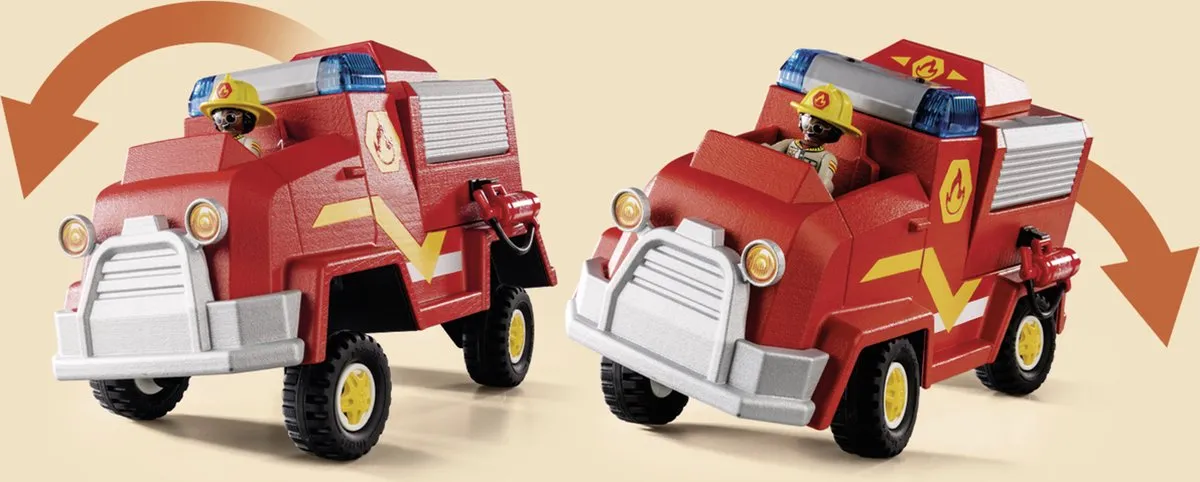 Playmobil Duck On Call Brandweerwagen 70914 - Multicolor
