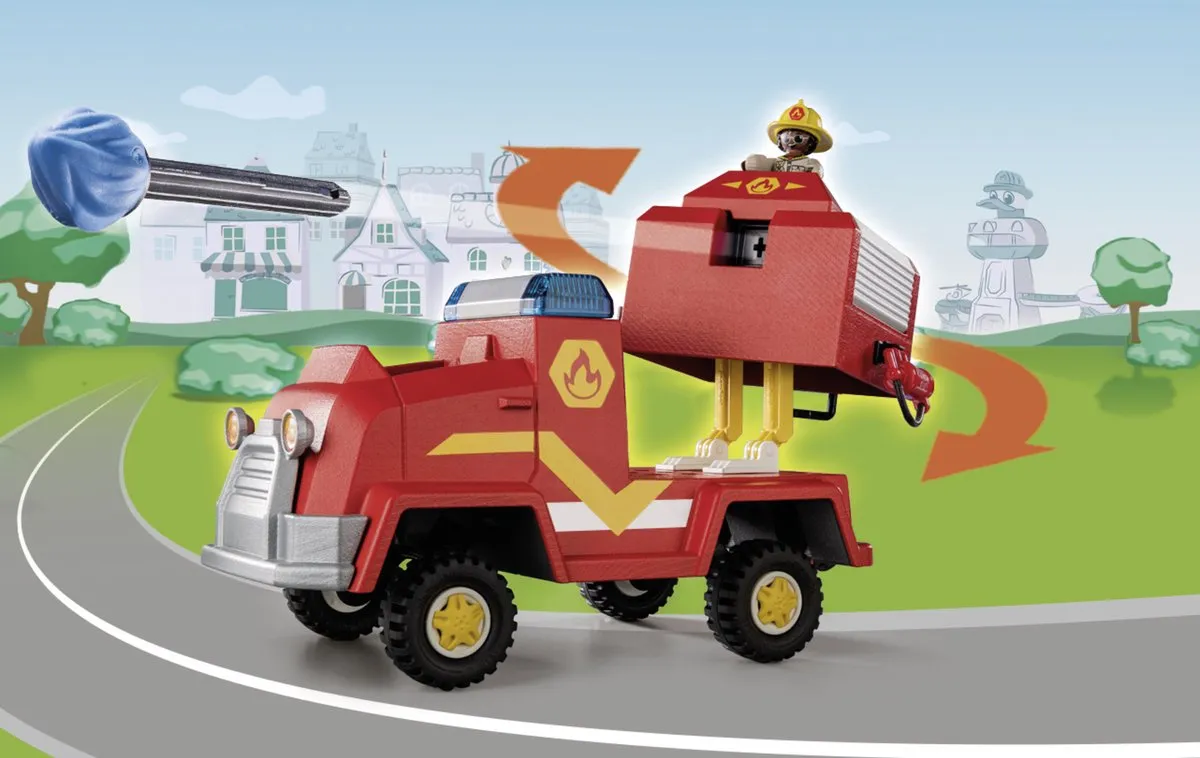 Playmobil Duck On Call Brandweerwagen 70914 - Multicolor