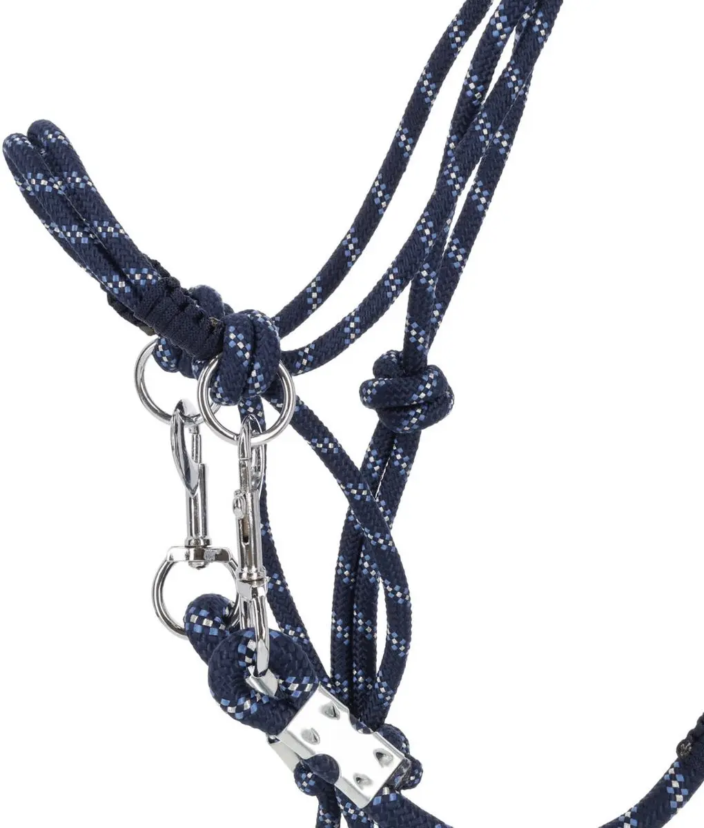 QHP Touwhalster Aubree Misty Blue/Navy - Full - afbeelding 3 van 5