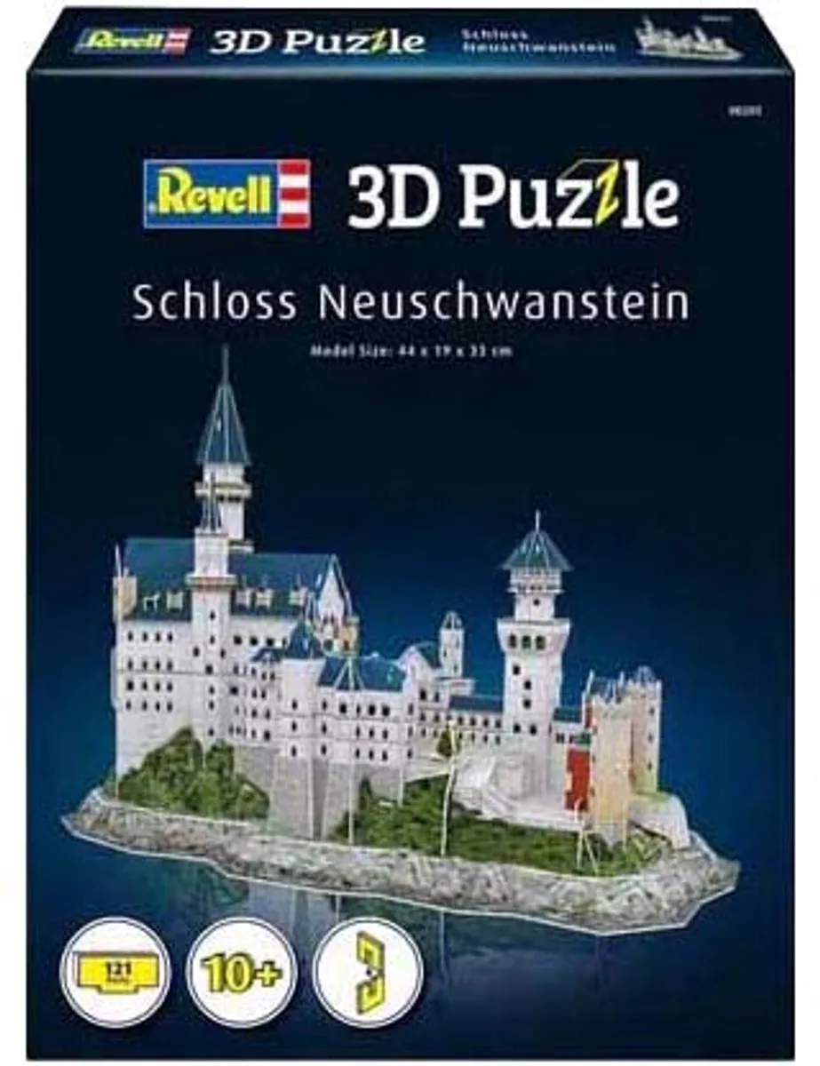 Revell Neuschwanstein 3D Puzzel - 121 Stukjes - Multi