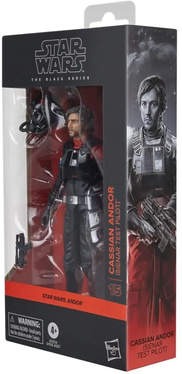 Hasbro Star Wars Black Series Cassian Andor Sienar Test Pilot 15cm - HASG1553 - Multicolor