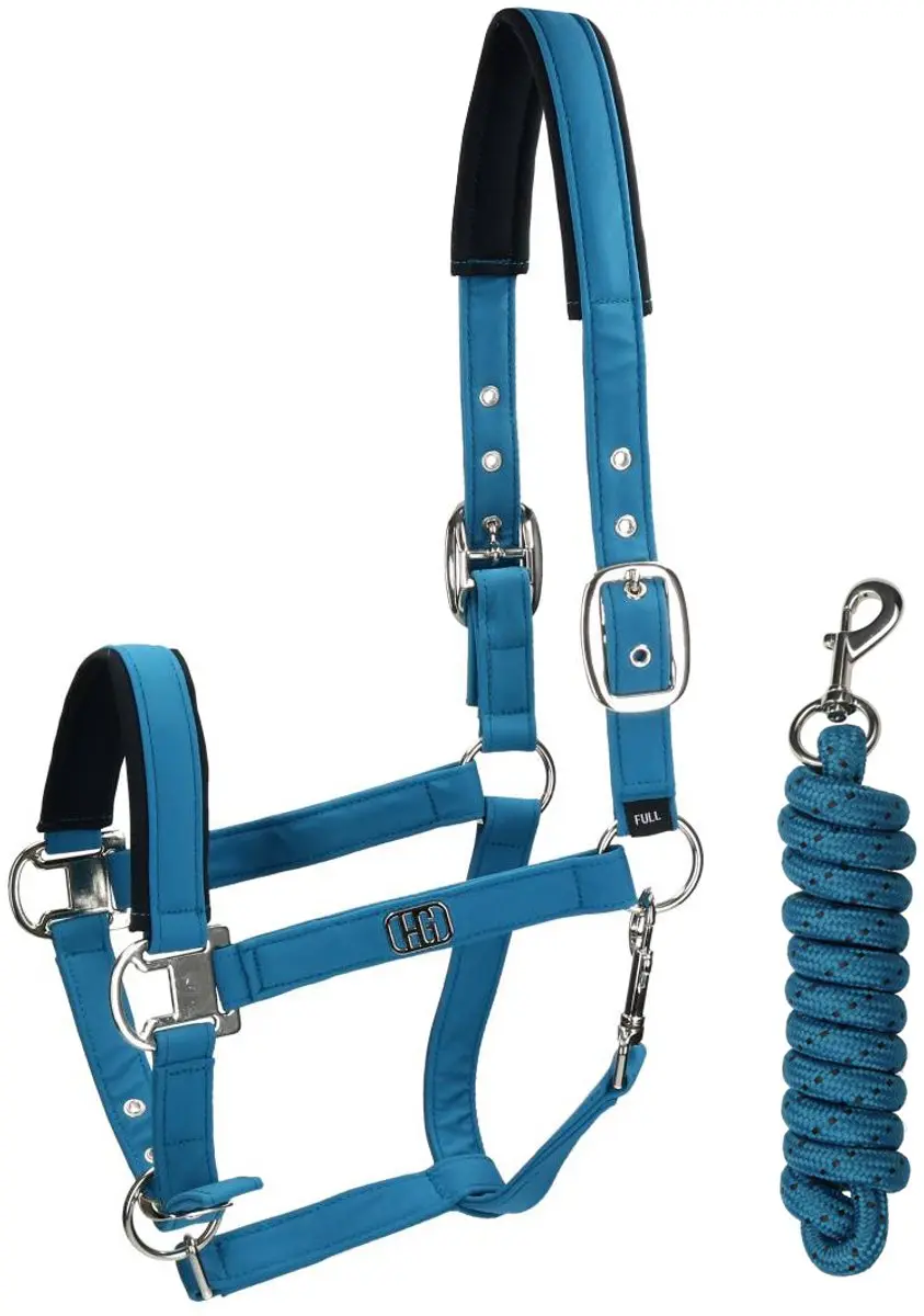 Horsegear Hgelisa Halsterset - Blauw - afbeelding 6 van 6