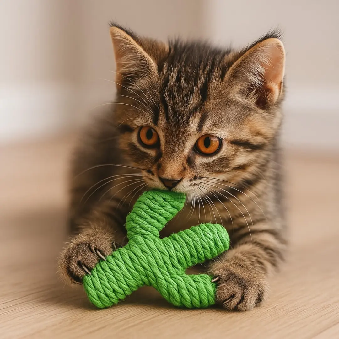 Nobleza Kattenspeeltje Cactus - Groen