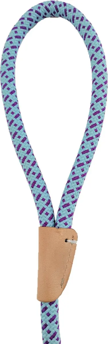 Nobleza Hondenriem Uitlaatriem 120cm - Lichtblauw/Paars