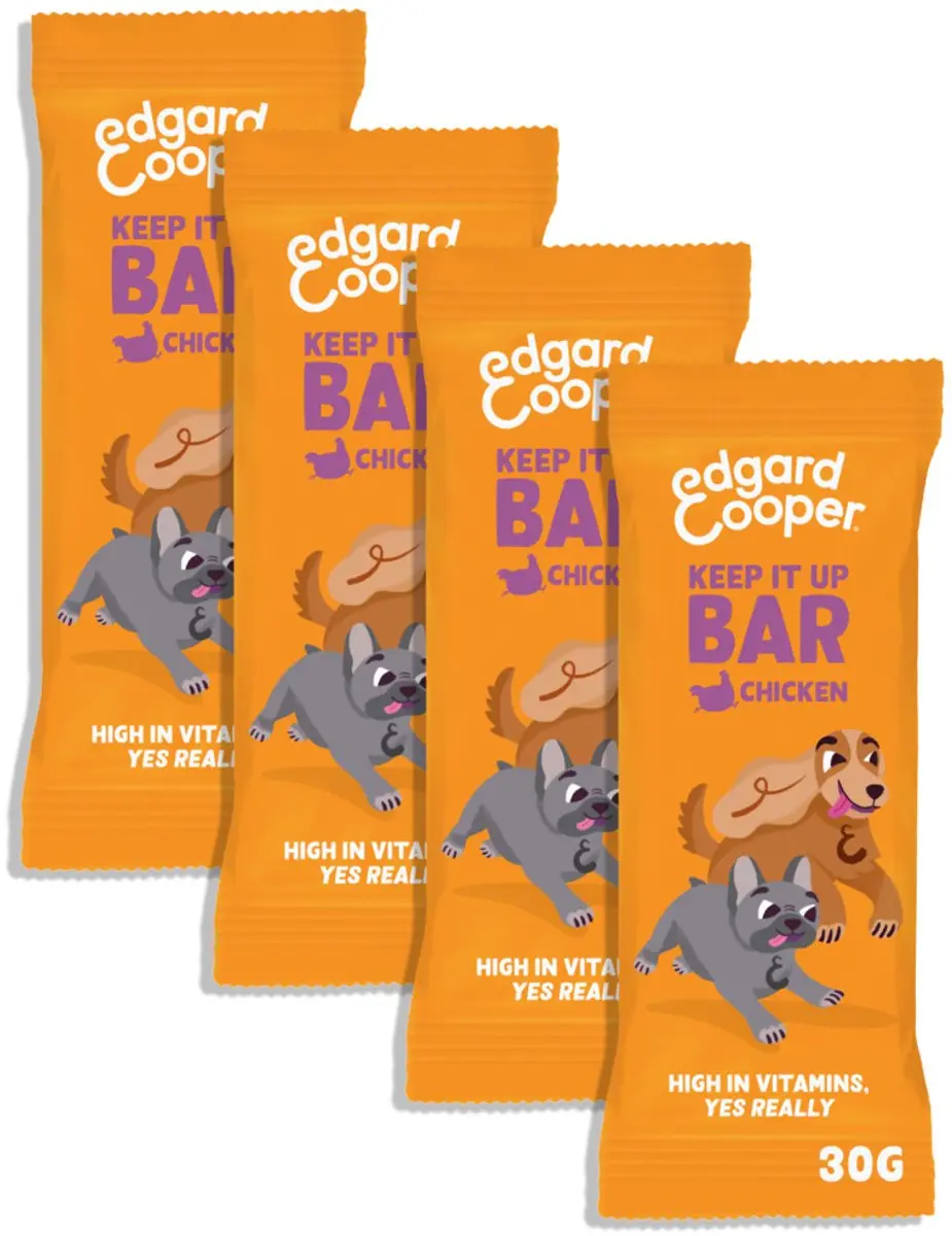 Edgard & Cooper Kip Keep It Up Bar Hondensnack