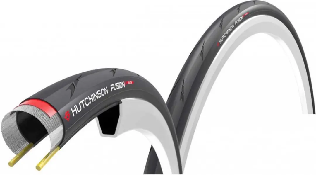 Hutchinson Fusion 5 Galactik 700c X 25 Stijve Racefietsband Zwart 700C x 25