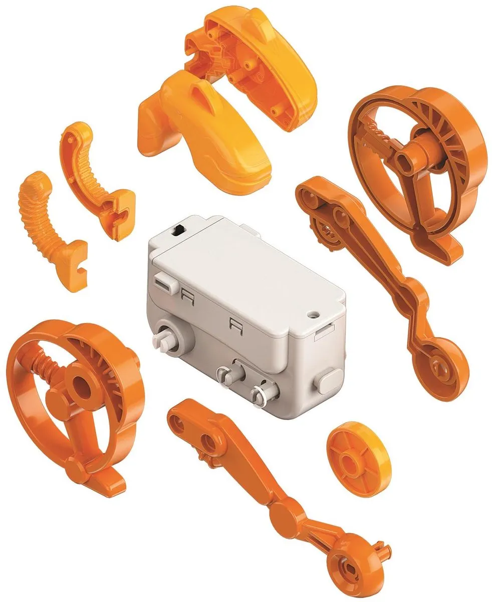 Clementoni Runner Robot Bouwpakket STEM - 75137 - Oranje - afbeelding 6 van 6