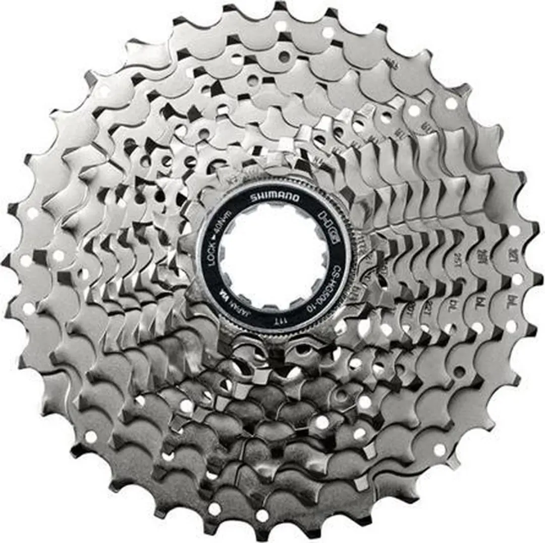 Shimano CS-HG500 10-Speed Cassette 11-34T - Zilver - afbeelding 5 van 6